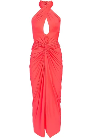 Halter Dresses & Gowns - Orange - women - Shop your favorite brands