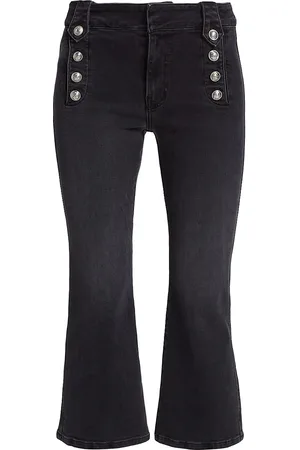 Robertson Black Crop Flare Trouser - Essentials