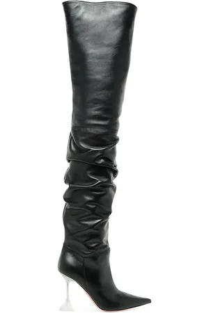 95mm Mama Faux Leather Boots