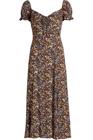 Reformation Floral Printed Cassie Dress Size outlet 6