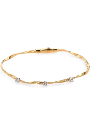 Marco Bicego Marrakech 18K & Diamond Twisted Strand Bracelet