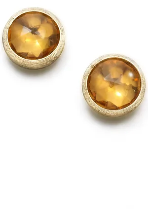 Marco Bicego Jaipur Citrine & 18K Yellow Gold Stud Earrings