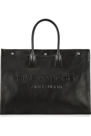 Saint Laurent Noe YSL Rive Gauche Leather Shopper