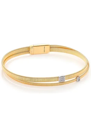 Marco Bicego Masai Two-Tone & Diamond Double-Strand Bracelet