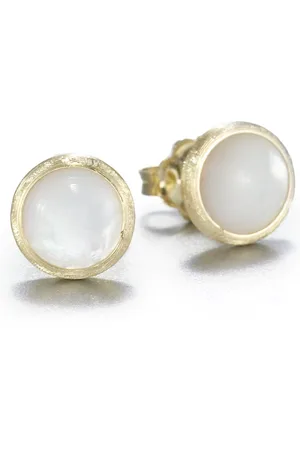 Marco Bicego Jaipur Resort Mother-Of-Pearl & 18K Yellow Gold Stud Earrings