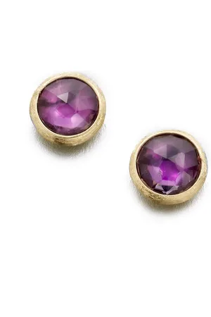Marco Bicego Jaipur Amethyst & 18K Yellow Gold Stud Earrings