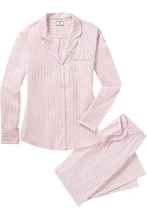 Petite Plume Blush Boulevard Cotton Twill Pajamas