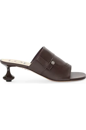 パンツ LOEWE ANAGRAM BAGGY LEATHER TROUSERS LOEWE Belted leather straight-leg pants | NET-A-PORTER