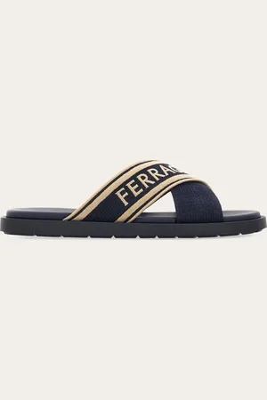 Salvatore Ferragamo Men Sandal with crossover straps Size 7