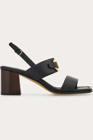 Salvatore Ferragamo Women Sandal with Gancini ornament Size 5