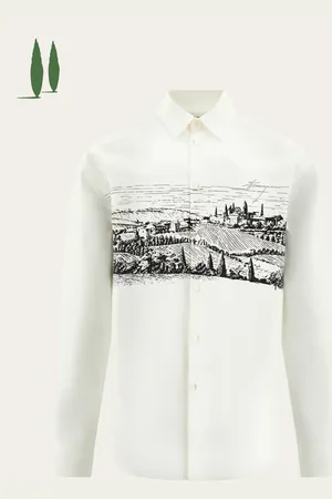 Salvatore Ferragamo Men Back to Earth - Printed shirt