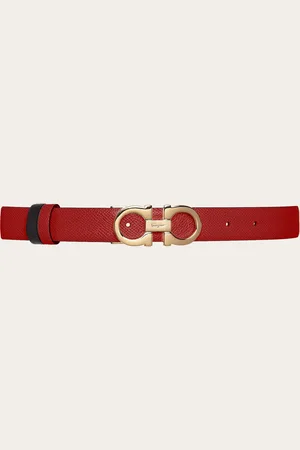 Salvatore Ferragamo Women Reversible and adjustable Gancini belt