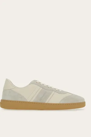 Salvatore Ferragamo Men Low top sneaker with signature Size 7
