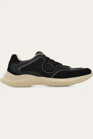 Salvatore Ferragamo Men Low top sneaker with Gancini ornament Size 7