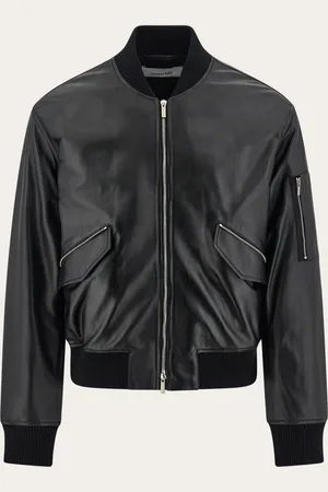 Salvatore Ferragamo Men Bomber jacket in nappa leather
