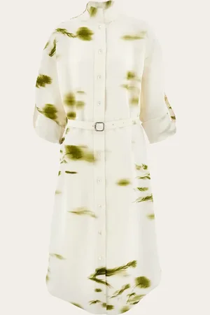 Salvatore Ferragamo Women Blossom print shirt dress