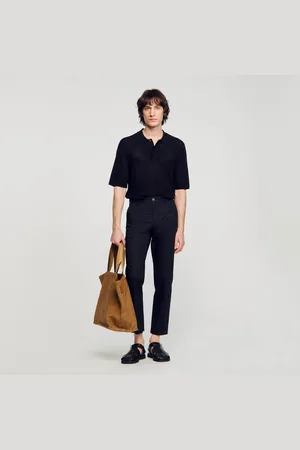 Sandro Cotton tapered trousers