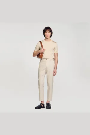 Sandro Cotton tapered trousers