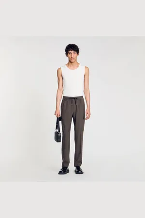 Sandro Elasticated cargo trousers