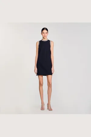 Sandro Mini dress with rhinestone details