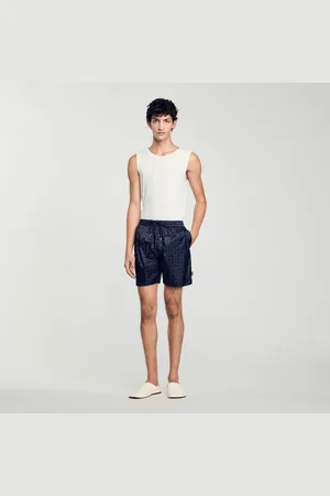 Sandro Square Cross swim shorts
