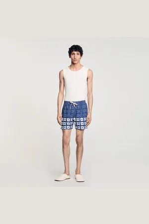 Sandro Floral print swim trunks