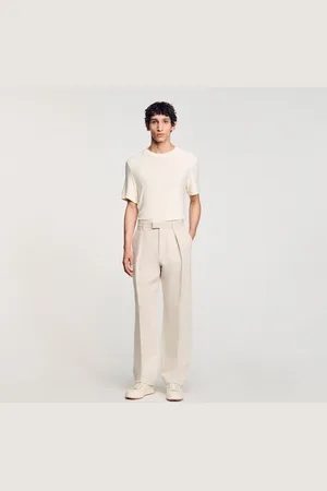 Sandro Wide-leg trousers with creases