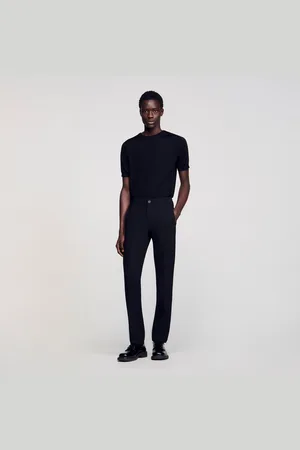 Sandro Jersey trousers