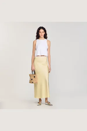 Sandro Beaded crop top