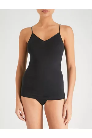 Hanro Womens Seamless Cotton Camisole L