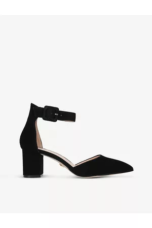 Kurt Geiger Womens Burlington Pointed Toe Suede Court Shoes Eur 36 / 3 Uk Women