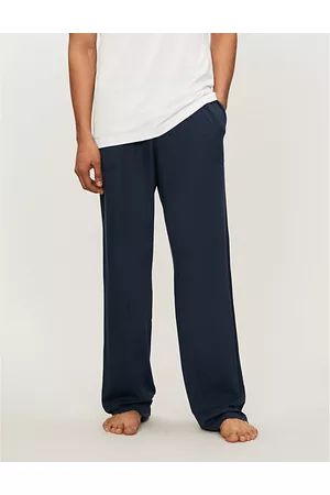 DEREK ROSE Mens Basel Stretch-Modal Trousers L