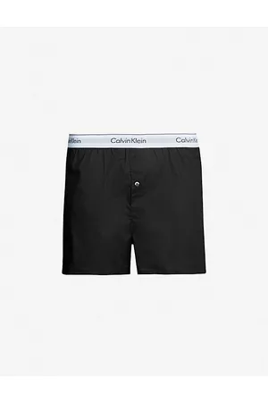 Calvin Klein Mens Modern Cotton Slim-Fit Boxer Shorts Pack Of Two Xl
