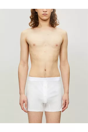 Sunspel Mens Superfine Two-Button Boxer Shorts Xxl