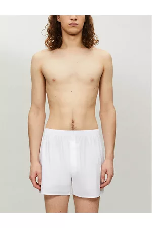 Sunspel Mens Classic Cotton Boxer Shorts M