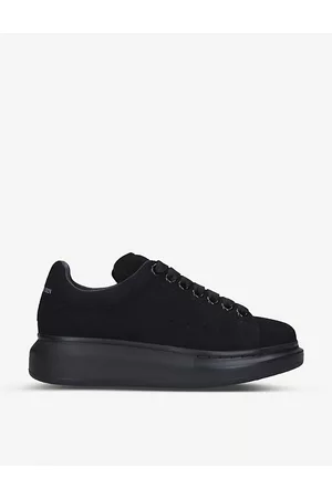 Alexander McQueen Womens Runway Leather and Suede Platform Trainers Eur 34.5 / 1.5 Uk Women