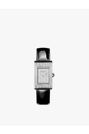 Boucheron Wa030505 Reflet Stainless-Steel, Diamond and Leather Quartz Watch