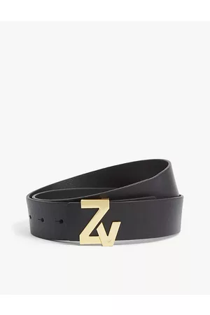 Zadig & Voltaire Womens Zv Initiale Leather Belt S