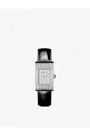 Boucheron Wa030504 Reflet Small Stainless-Steel, Diamond and Sapphire Cabochon Watch
