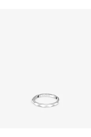 Boucheron Mens Facette Platinum Wedding Band 47mm