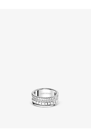 Boucheron Quatre Radiant Edition White-Gold and 0.24ct Diamond Ring 50mm