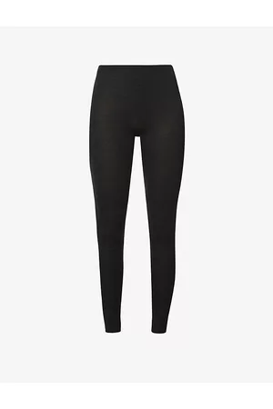 Hanro Womens Woolen Mid-Rise Wool-Silk Blend Leggings Xs
