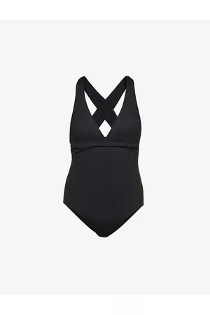 Seafolly Womens Collective V-Neck Stretch-Recycled Nylon Swimsuit 8