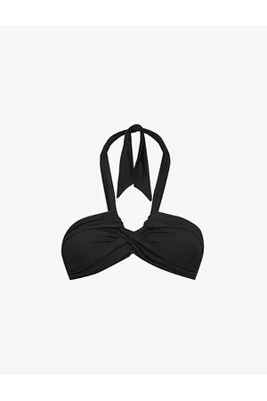 Seafolly Womens Collective Twist-Detail Halterneck Nylon-Blend Bikini Top 6