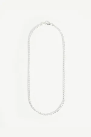 Hatton Labs Womens Classic Rope Sterling Necklace 18In