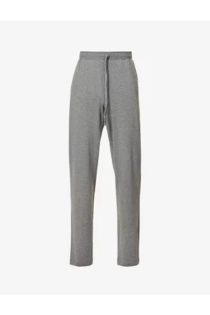 Hanro Mens Relaxed-Fit Straight-Leg Stretch-Woven Jogging Bottoms S