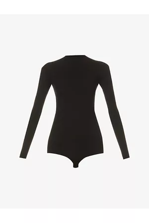 Commando Womens Ballet Mock-Neck Stretch-Jersey Body 1 Size