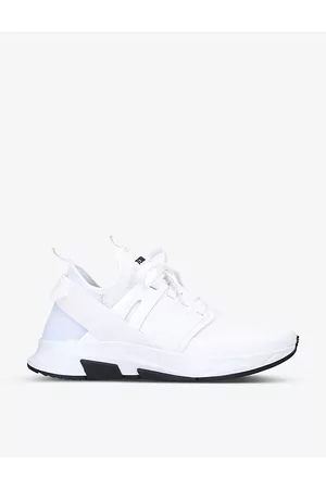 Tom Ford Mens Jago Shell and Mesh Low-top Trainers