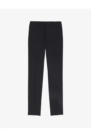 Sandro Mens Berkeley Slim-Fit Tapered Wool Trousers M