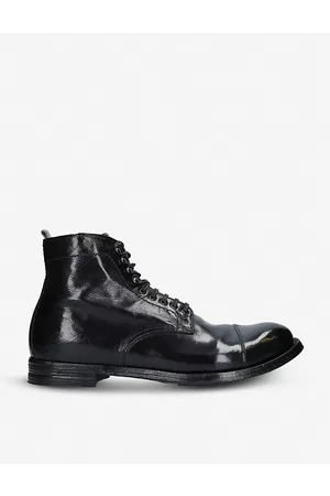 Officine creative Mens Anatomia 16 Leather Ankle Boots Eur 42 / 8 Uk Men